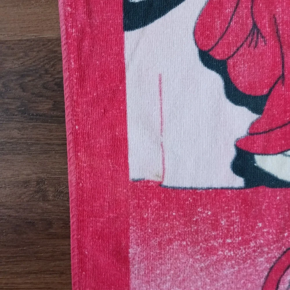 Vintage 1987 Disney Who Framed‎ Roger Rabbit Beach Towel Piano Bar 30 x 57